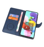 Luxury Wallet Case for Samsung Galaxy A71 Navy
