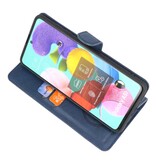 Luxury Wallet Case for Samsung Galaxy A71 Navy