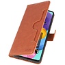 Etui Portefeuille de Luxe pour Samsung Galaxy A71 Marron