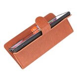 Luxus-Brieftasche für Samsung Galaxy A71 Brown