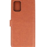Luxus-Brieftasche für Samsung Galaxy A71 Brown