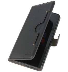 Etui Portefeuille de Luxe pour Samsung Galaxy S20 Plus Noir