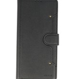 Estuche billetera de lujo para Samsung Galaxy S20 Plus negro