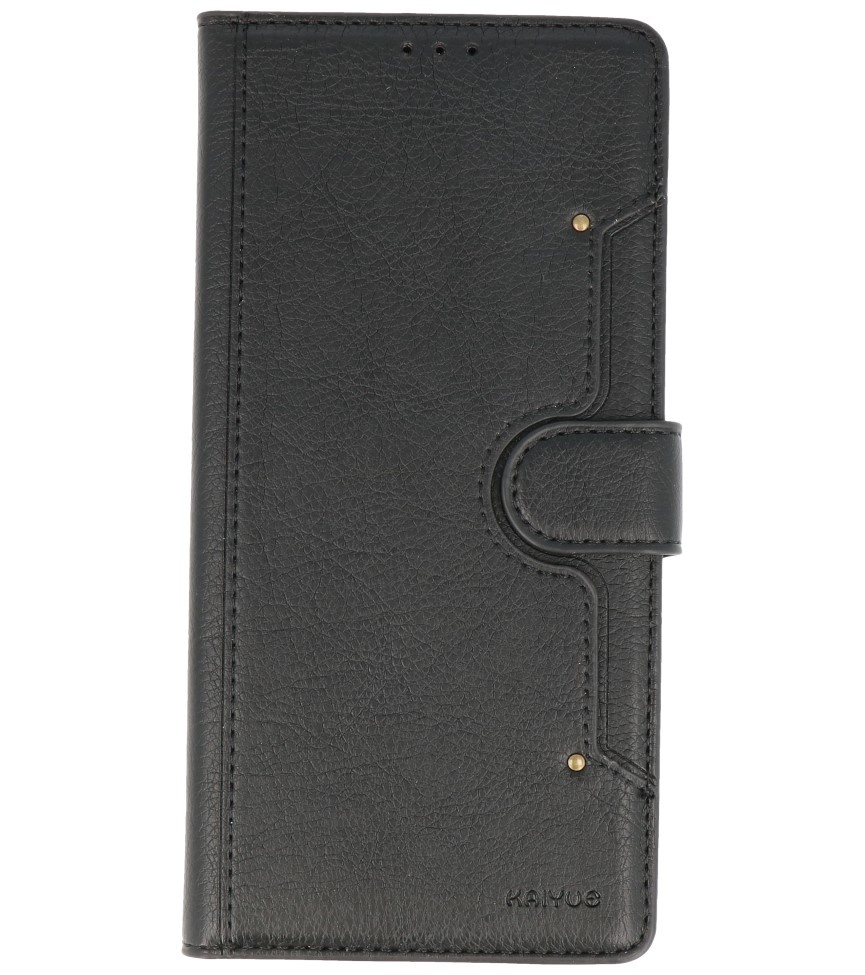 Etui Portefeuille de Luxe pour Samsung Galaxy S20 Plus Noir