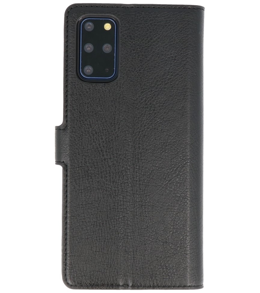 Etui Portefeuille de Luxe pour Samsung Galaxy S20 Plus Noir