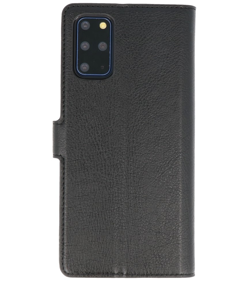 Luxe Portemonnee Hoesje voor Samsung Galaxy S20 Plus Zwart