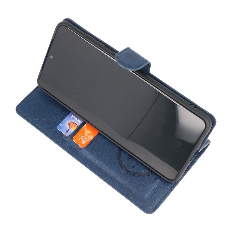 Étui portefeuille de luxe pour Samsung Galaxy S20 Plus Navy