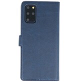 Luxe Portemonnee Hoesje voor Samsung Galaxy S20 Plus Navy