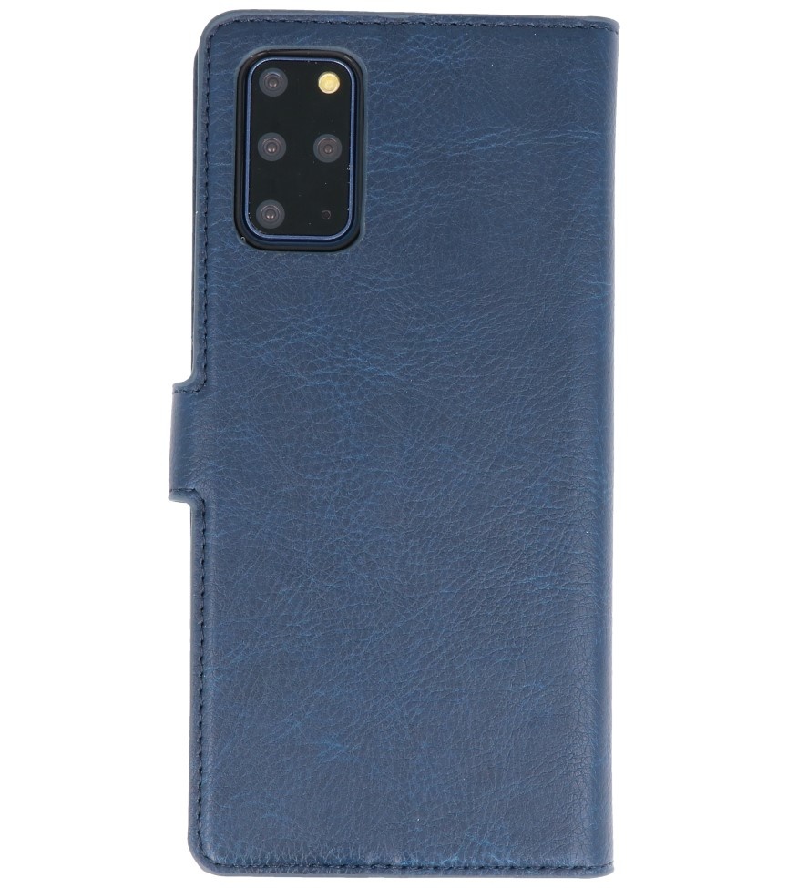 Étui portefeuille de luxe pour Samsung Galaxy S20 Plus Navy