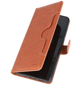 Étui Portefeuille de Luxe pour Samsung Galaxy S20 Plus Marron