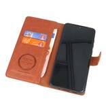 Estuche billetera de lujo para Samsung Galaxy S20 Plus Marrón