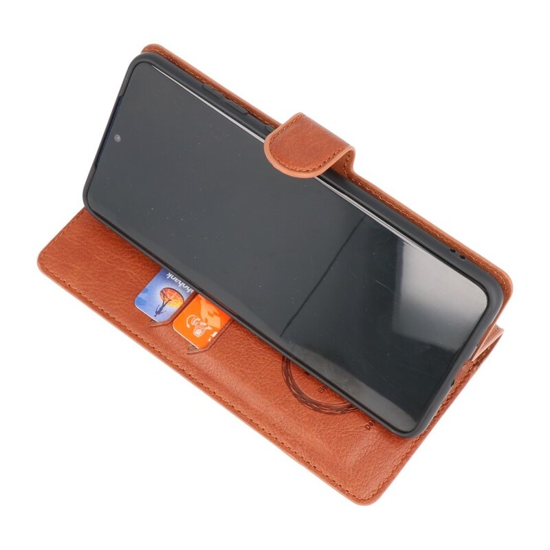 Luksus tegnebog til Samsung Galaxy S20 Plus Brown
