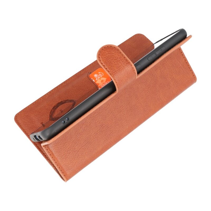 Luksus tegnebog til Samsung Galaxy S20 Plus Brown