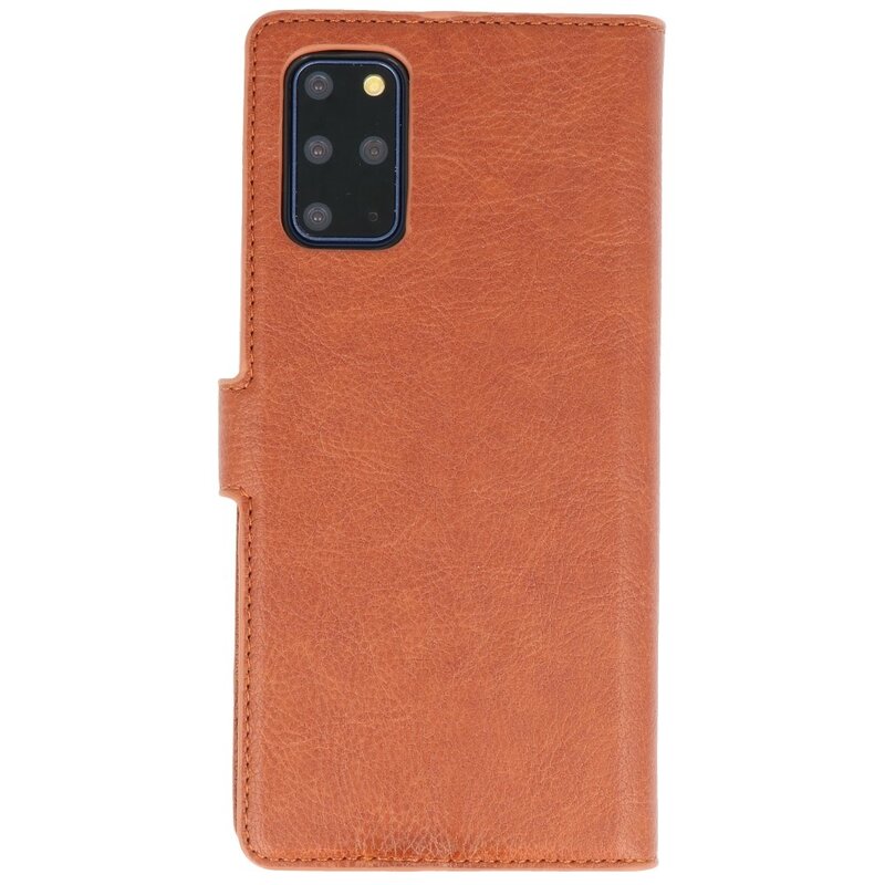Luksus tegnebog til Samsung Galaxy S20 Plus Brown
