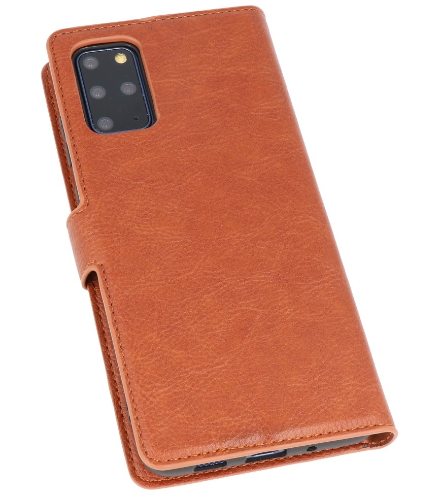 Luksus tegnebog til Samsung Galaxy S20 Plus Brown