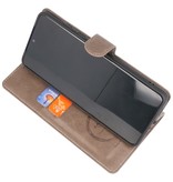 Estuche billetera de lujo para Samsung Galaxy S20 Plus gris