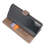 Luxus Brieftasche Hülle für Samsung Galaxy S20 Plus Grau