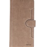 Luxus Brieftasche Hülle für Samsung Galaxy S20 Plus Grau