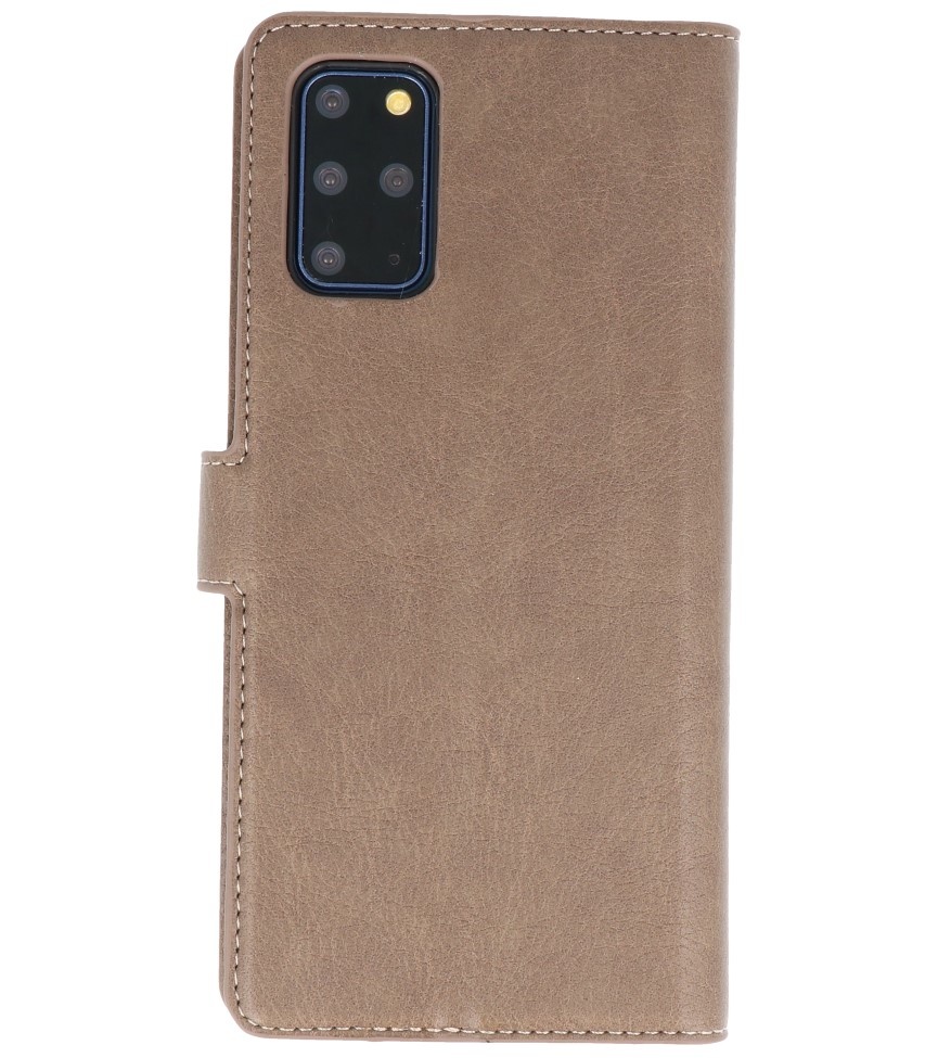 Luksus tegnebog til Samsung Galaxy S20 Plus Grå