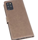 Estuche billetera de lujo para Samsung Galaxy S20 Plus gris