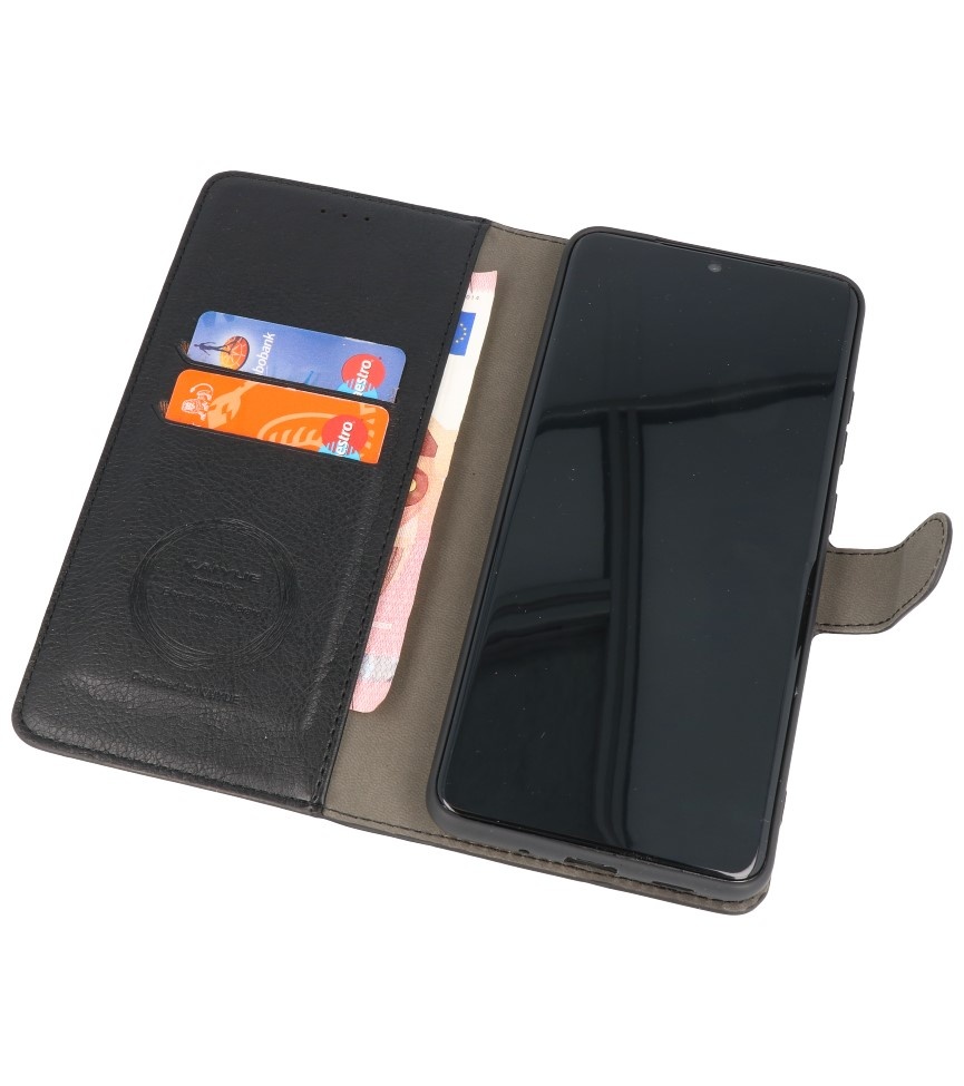 Luxury Wallet Case for Samsung Galaxy S20 Ultra Black