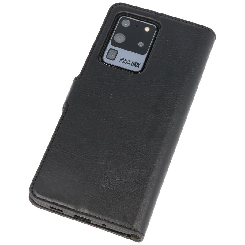 Custodia a portafoglio di lusso per Samsung Galaxy S20 Ultra nera