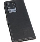 Étui portefeuille de luxe pour Samsung Galaxy S20 Ultra Black