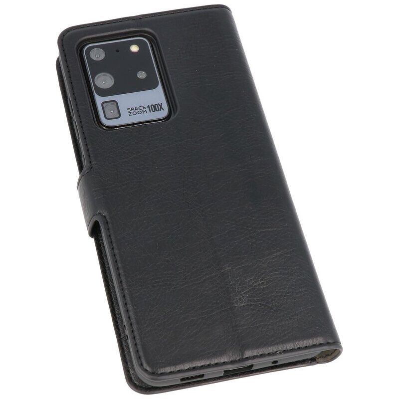 Custodia a portafoglio di lusso per Samsung Galaxy S20 Ultra nera