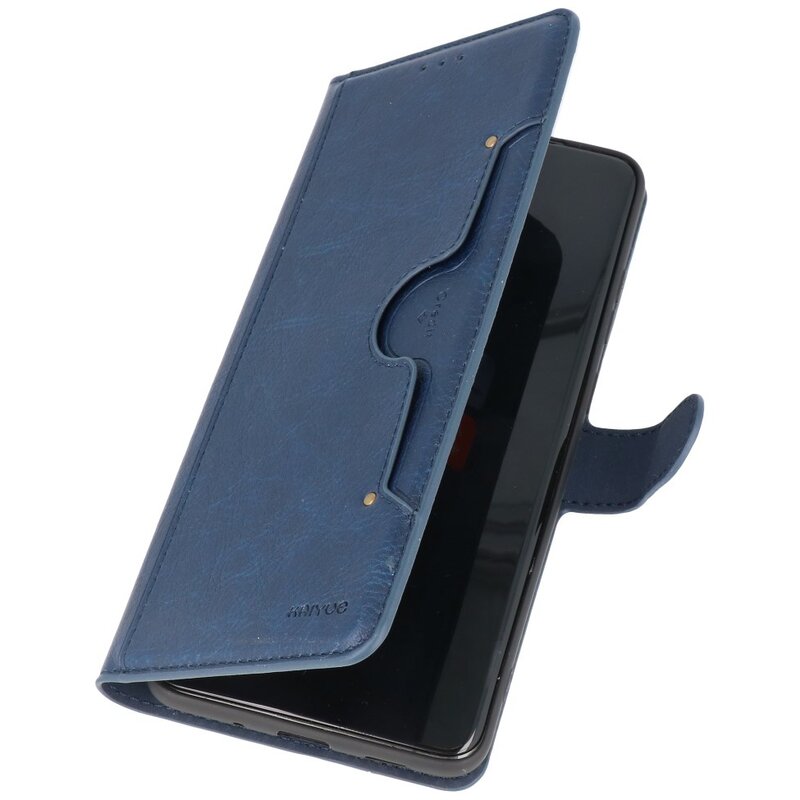 Custodia a portafoglio di lusso per Samsung Galaxy S20 Ultra Navy