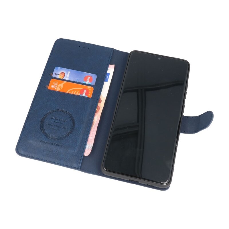 Custodia a portafoglio di lusso per Samsung Galaxy S20 Ultra Navy