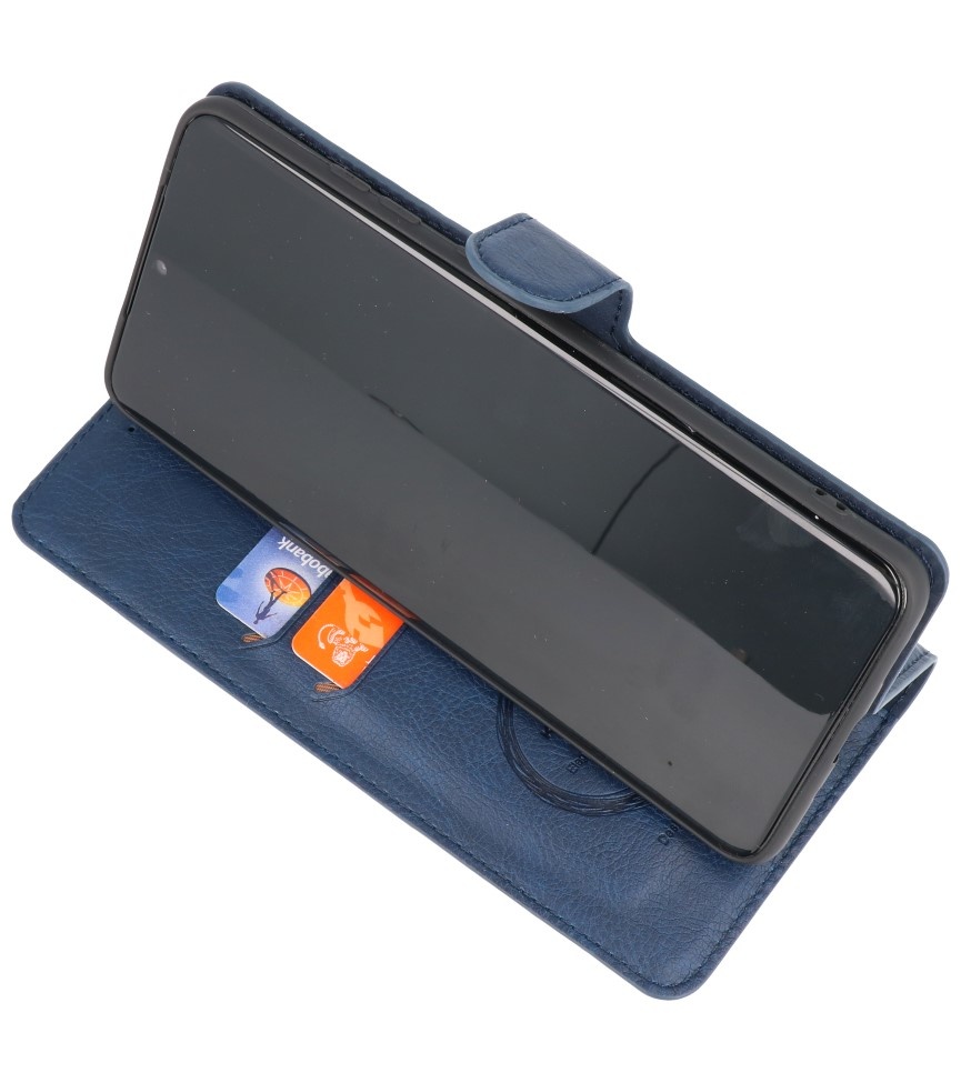 Luxus-Brieftaschenetui für Samsung Galaxy S20 Ultra Navy