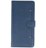 Custodia a portafoglio di lusso per Samsung Galaxy S20 Ultra Navy