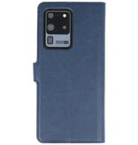 Funda billetera de lujo para Samsung Galaxy S20 Ultra Navy