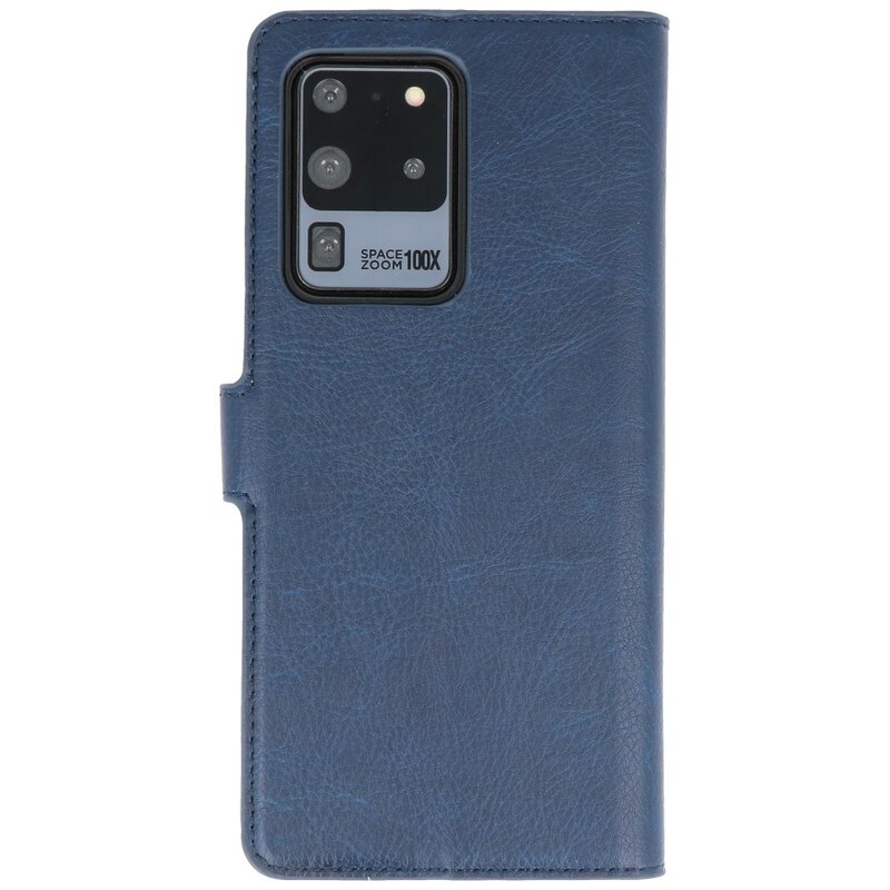 Funda billetera de lujo para Samsung Galaxy S20 Ultra Navy