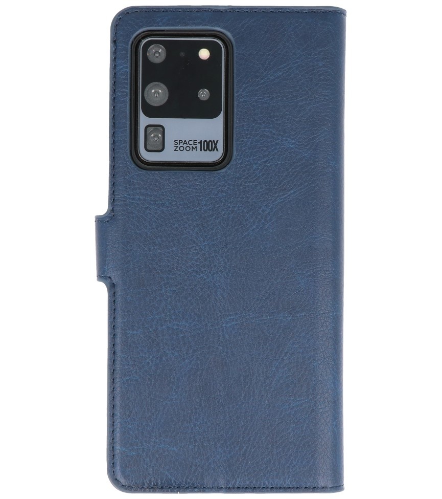 Luxus-Brieftaschenetui für Samsung Galaxy S20 Ultra Navy