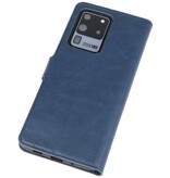 Funda billetera de lujo para Samsung Galaxy S20 Ultra Navy