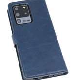 Luxe Portemonnee Hoesje voor Samsung Galaxy S20 Ultra Navy