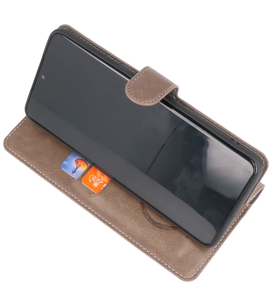 Luxus Brieftasche Hülle für Samsung Galaxy S20 Ultra Grey