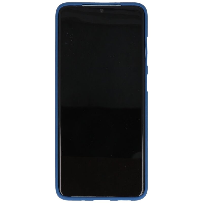 Funda de TPU en color para Samsung Galaxy S20 Azul marino