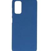 Funda de TPU en color para Samsung Galaxy S20 Azul marino