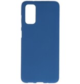 Funda de TPU en color para Samsung Galaxy S20 Azul marino