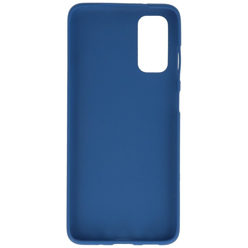 Funda de TPU en color para Samsung Galaxy S20 Azul marino