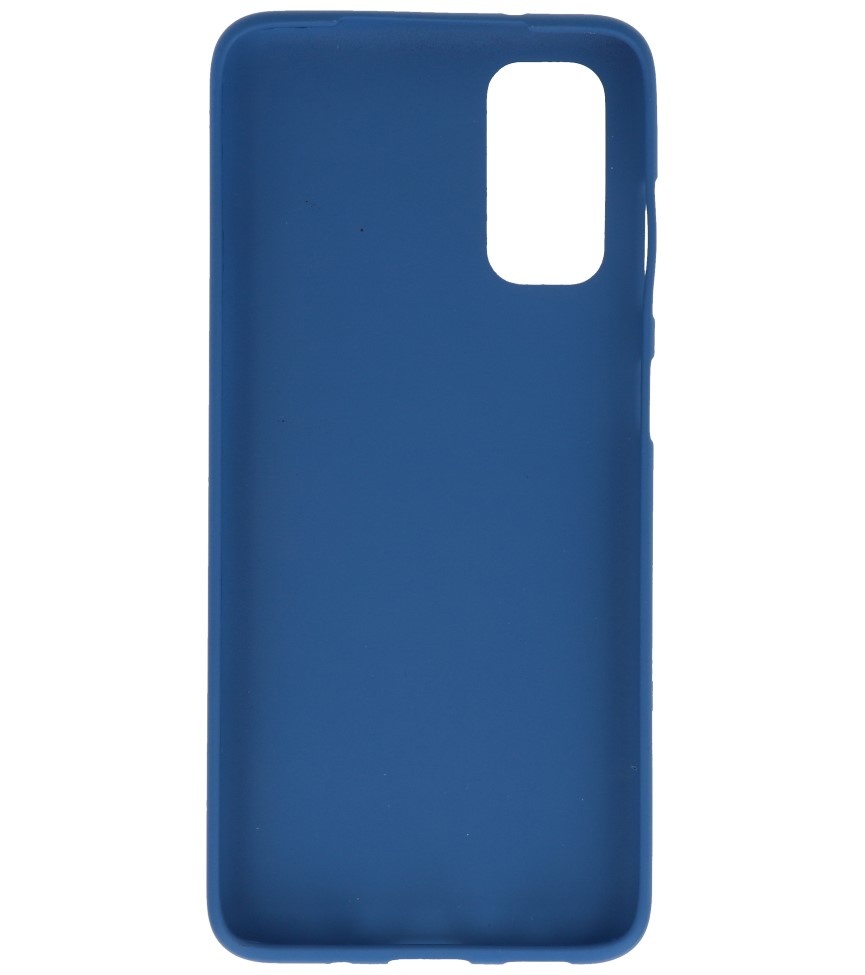 Farbige TPU-Hülle für Samsung Galaxy S20 Navy