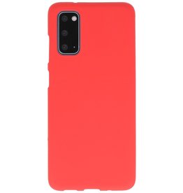 Coque en TPU couleur pour Samsung Galaxy S20 Rouge