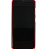 Farve TPU taske til Samsung Galaxy S20 rød