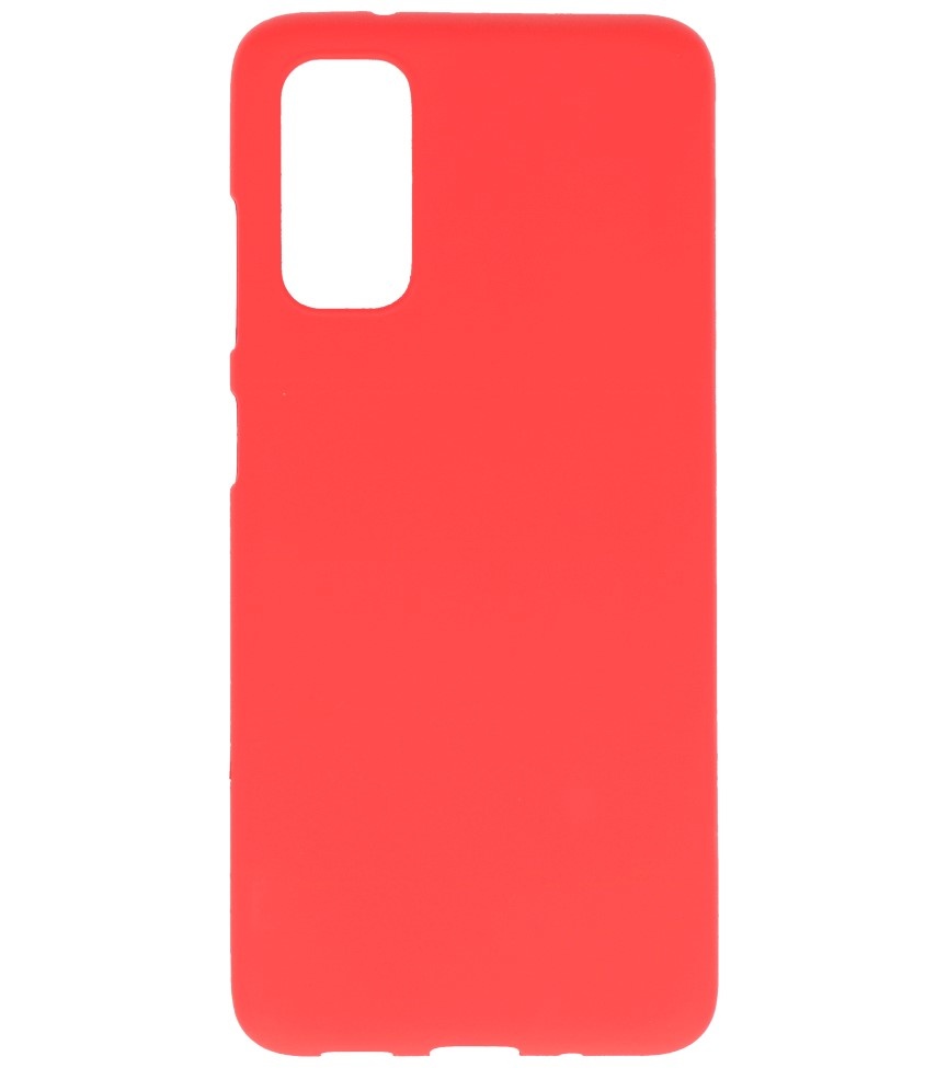 Color TPU Hoesje voor Samsung Galaxy S20 Rood