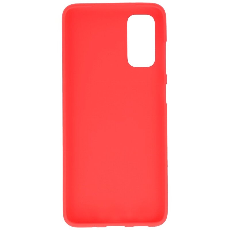Funda de TPU en color para Samsung Galaxy S20 Rojo