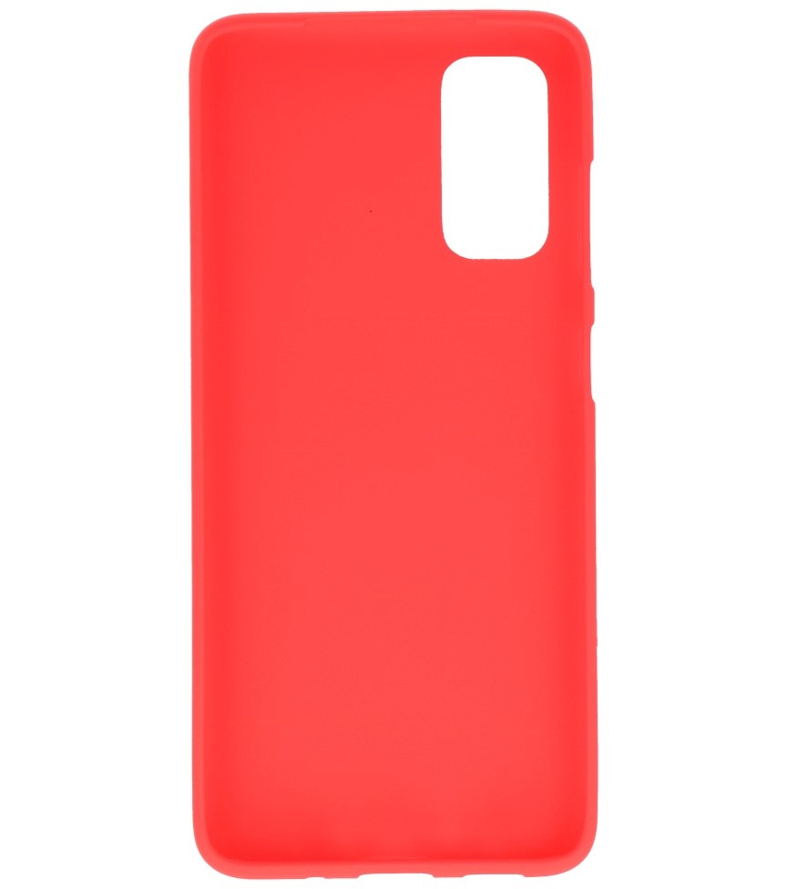 Color TPU Hoesje voor Samsung Galaxy S20 Rood