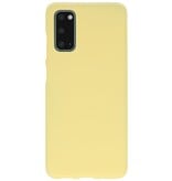 Funda de TPU en color para Samsung Galaxy S20 Amarillo