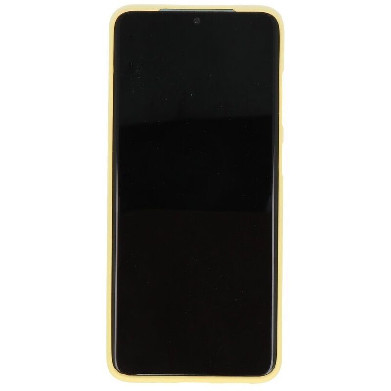 Coque TPU couleur pour Samsung Galaxy S20 Jaune